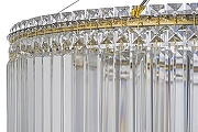 Люстра Arti Lampadari Ovindoli Gold Ovindoli L 1.5.80.101 G цвет плафона/подвески Прозрачный, цвет арматуры Золото-4