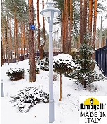Фонарный столб Fumagalli Beppe P50.362.000.LXH27 цвет плафона/подвески Прозрачный, цвет арматуры Серый-5