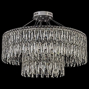 Люстра Arti Lampadari Ovindoli Nickel Ovindoli L 1.5.80+40.100 N цвет плафона/подвески Прозрачный, цвет арматуры Никель-2