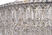 Люстра Arti Lampadari Ovindoli Nickel Ovindoli L 1.5.80+40.100 N цвет плафона/подвески Прозрачный, цвет арматуры Никель-3