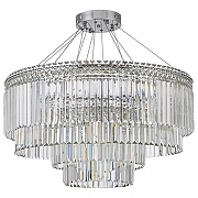 Люстра Arti Lampadari Ovindoli Gold Ovindoli L 1.5.80+40.101 N цвет плафона/подвески Прозрачный, цвет арматуры Никель-2