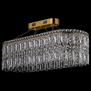 Люстра Arti Lampadari Ovindoli Gold Ovindoli L 1.5.80x30.100 G цвет плафона/подвески Прозрачный, цвет арматуры Золото-2