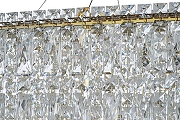 Люстра Arti Lampadari Ovindoli Gold Ovindoli L 1.5.80x30.100 G цвет плафона/подвески Прозрачный, цвет арматуры Золото-4