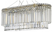 Люстра Arti Lampadari Ovindoli Gold Ovindoli L 1.5.80x30.101 G цвет плафона/подвески Прозрачный, цвет арматуры Золото