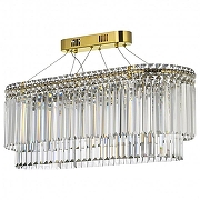 Люстра Arti Lampadari Ovindoli Gold Ovindoli L 1.5.80x30.101 G цвет плафона/подвески Прозрачный, цвет арматуры Золото-1