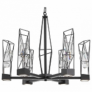 Люстра ST-Luce Progetto SL815.303.06 цвет плафона/подвески Прозрачный, Хром, цвет арматуры Черный