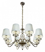 Люстра iLamp Dolce Vita P2345-8 nic цвет плафона/подвески Голубой, цвет арматуры Никель-2