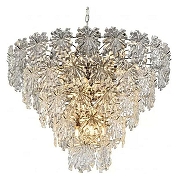 Люстра iLamp Homy P2545-18 NIC цвет плафона/подвески Прозрачный, цвет арматуры Никель