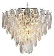 Люстра iLamp Gramercy P2548-18 NIC цвет плафона/подвески Прозрачный, цвет арматуры Никель