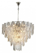 Люстра iLamp Gramercy P2548-18 NIC цвет плафона/подвески Прозрачный, цвет арматуры Никель-1
