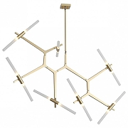 Люстра на штанге ST-Luce Lacon1c1ta SL947.202.14 цвет плафона/подвески Белый, цвет арматуры Золото-1