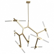 Люстра на штанге ST-Luce Lacon1c1ta SL947.202.14 цвет плафона/подвески Белый, цвет арматуры Золото-2
