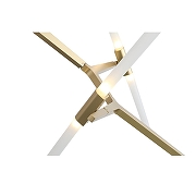 Люстра на штанге ST-Luce Lacon1c1ta SL947.202.14 цвет плафона/подвески Белый, цвет арматуры Золото-9