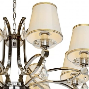 Люстра iLamp Centro P7505-8 nic цвет плафона/подвески Белый, Прозрачный, цвет арматуры Никель-3