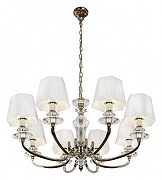 Люстра iLamp Holywood P9399-8 nic цвет плафона/подвески Белый, цвет арматуры Никель-2