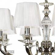 Люстра iLamp Holywood P9399-8 nic цвет плафона/подвески Белый, цвет арматуры Никель-4