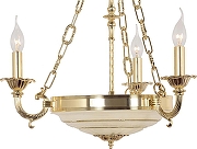 Люстра Arti Lampadari Pavia Pavia E 1.13.3 G цвет плафона/подвески Белый, цвет арматуры Золото-2