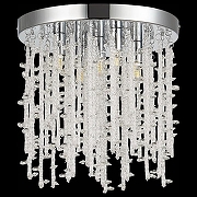Люстра EVOLUCE Lucchio SLE103302-05 цвет плафона/подвески Прозрачный, цвет арматуры Хром-3