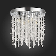 Люстра EVOLUCE Lucchio SLE103302-05 цвет плафона/подвески Прозрачный, цвет арматуры Хром-7