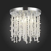 Люстра EVOLUCE Lucchio SLE103302-05 цвет плафона/подвески Прозрачный, цвет арматуры Хром-9