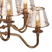 Люстра на штанге Covali PL-31147 цвет плафона/подвески Латунь, цвет арматуры Латунь-2