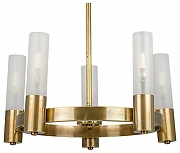 Люстра Covali PL-37018 цвет плафона/подвески Белый, цвет арматуры Латунь