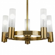 Люстра Covali PL-37018 цвет плафона/подвески Белый, цвет арматуры Латунь-1