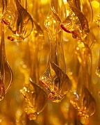 Люстра Abrasax Irma PL7307-8GO цвет плафона/подвески Янтарный, цвет арматуры Золото-3