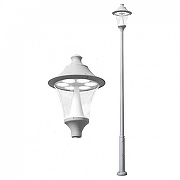 Фонарный столб Fumagalli Remo R50.372.000.LXD6L цвет плафона/подвески Прозрачный, цвет арматуры Серый