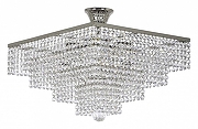 Люстра на штанге Arti Lampadari Rozzano Rozzano E 1.5.40.600 N цвет плафона/подвески Прозрачный, цвет арматуры Никель
