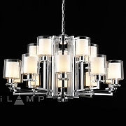 Люстра iLamp King RM6201-10+5 CR+CL 