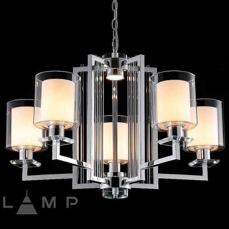 Люстра iLamp King RM6201-5 CR+CL 