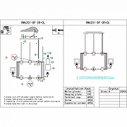 Люстра на штанге iLamp King RM6201-8P CR+CL цвет плафона/подвески Белый, Прозрачный, цвет арматуры Хром-1
