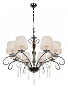 Люстра iLamp Perfection RM7006/8CR цвет плафона/подвески Белый, Прозрачный, цвет арматуры Хром-2