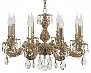 Люстра Dio D’Arte Rossano Rossano E 1.1.8.200 GH цвет плафона/подвески Прозрачный, цвет арматуры Золото