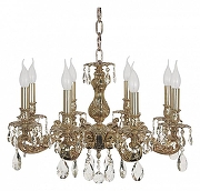 Люстра Dio D’Arte Rossano Rossano E 1.1.8.200 GH цвет плафона/подвески Прозрачный, цвет арматуры Золото-1