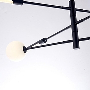 Люстра Imperiumloft RUNNA RUNNA01 цвет плафона/подвески Белый, Черный, цвет арматуры Черный-8