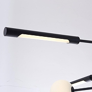 Люстра Imperiumloft RUNNA RUNNA01 цвет плафона/подвески Белый, Черный, цвет арматуры Черный-9