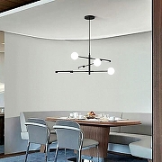 Люстра Imperiumloft RUNNA RUNNA01 цвет плафона/подвески Белый, Черный, цвет арматуры Черный-14