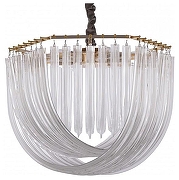 Люстра Arte Milano AM-97378 S.97378.D500.H380.E14.6 G цвет плафона/подвески Прозрачный, цвет арматуры Золото