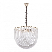 Люстра Arte Milano AM-97378 S.97378.D500.H380.E14.6 G цвет плафона/подвески Прозрачный, цвет арматуры Золото-1