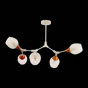 Люстра на штанге EVOLUCE C1otolla SLE113502-05 цвет плафона/подвески Белый, цвет арматуры Белый-5