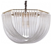 Люстра Arte Milano AM-97378 S.97378.D800.H470.E14.12 G цвет плафона/подвески Прозрачный, цвет арматуры Золото