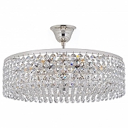 Люстра на штанге Arti Lampadari Sara Silver Sara E 1.3.40.101 S цвет плафона/подвески Прозрачный, цвет арматуры Серебро