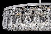 Люстра на штанге Arti Lampadari Sara Silver Sara E 1.3.40.105 S цвет плафона/подвески Прозрачный, цвет арматуры Серебро-2