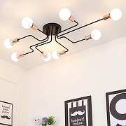 Люстра Imperiumloft SCHEME SCHEME2 цвет плафона/подвески Латунь, цвет арматуры Черный-1