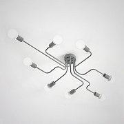 Люстра Imperiumloft SCHEME SCHEMEGRAY01 цвет плафона/подвески Серый, цвет арматуры Серый