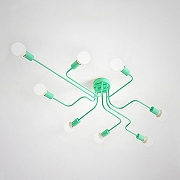 Люстра Imperiumloft SCHEME SCHEMEGREEN01 цвет плафона/подвески Зеленый, цвет арматуры Зеленый