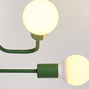 Люстра Imperiumloft SCHEME SCHEMEHACKY01 цвет плафона/подвески Зеленый, цвет арматуры Зеленый-2