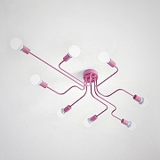 Люстра Imperiumloft SCHEME SCHEMEPINK01 цвет плафона/подвески Розовый, цвет арматуры Розовый